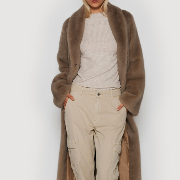 Brown Mink fur Coats