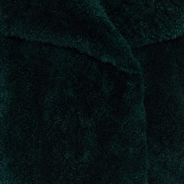 Green Mohair Coat fur Jackets