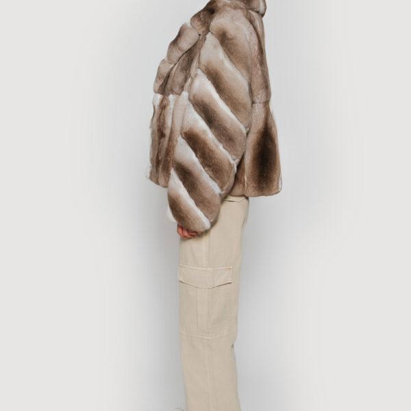 Jacket in ecru chinchillà - Image 4