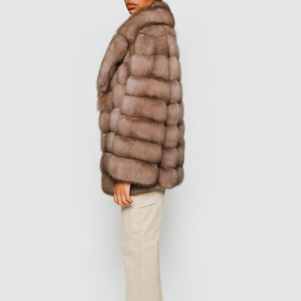 Jacket in sable majesty - Image 4