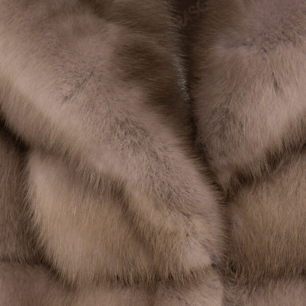 Beige Sable fur Jackets