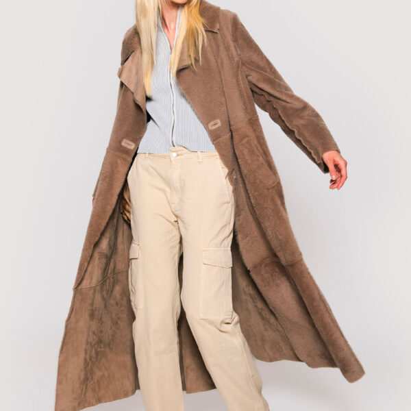 Lacoin pastel shearling coat - Image 4