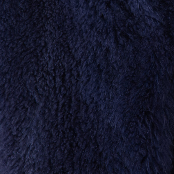 Blue Mohair Coat fur Jackets