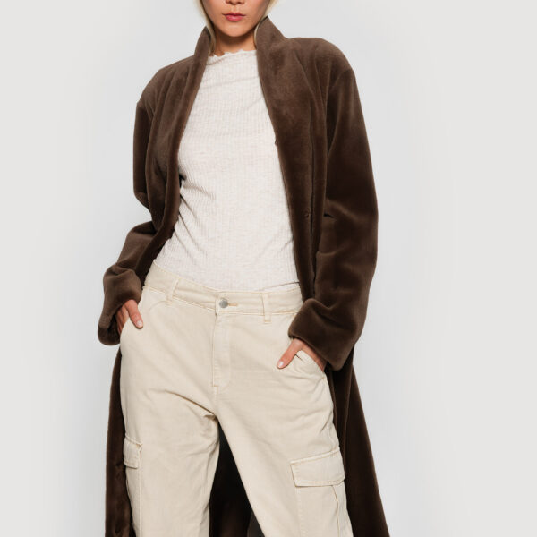 Brown Mink fur Coats