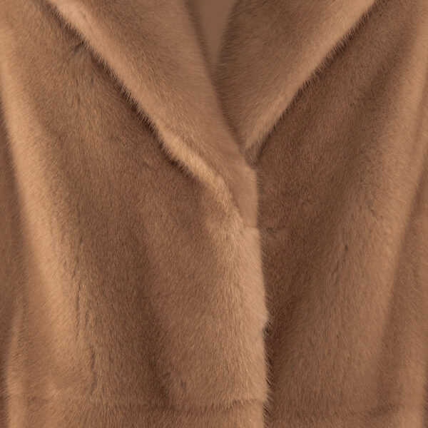 Beige Mink fur Jackets