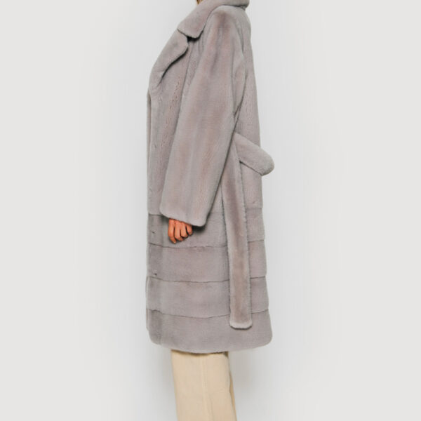 Mink vapor blue coat - Image 4