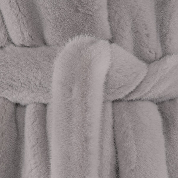 Gray Mink fur Coats