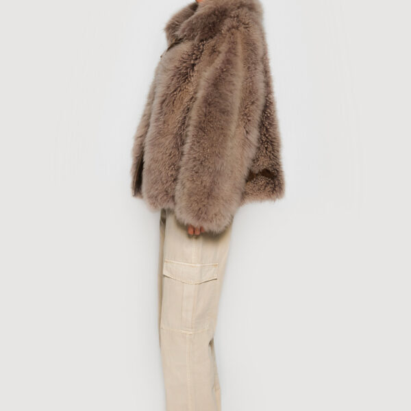 Mohair taupe jacket - Image 4