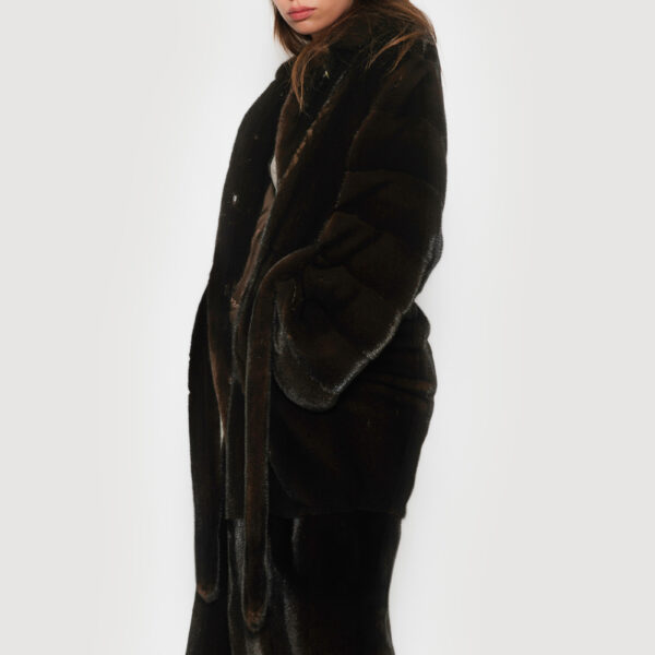 Brown Mink fur Coats