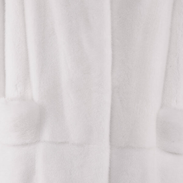 White Mink fur Coats