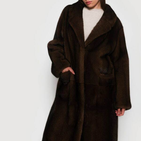 Brown Mink fur Coats