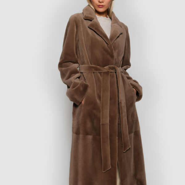Brown Mink fur Coats