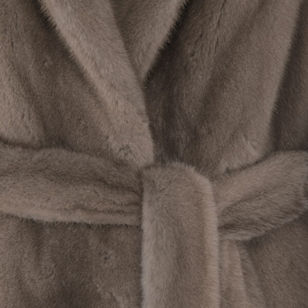 Gray Mink fur Coats