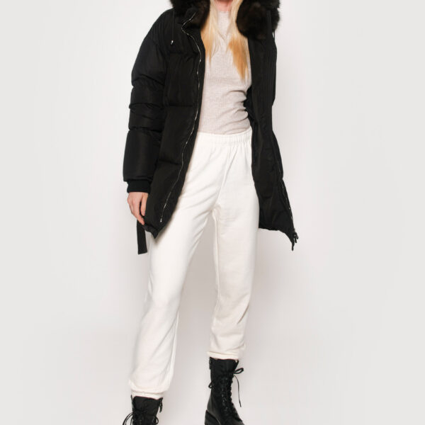 Tech down jacket with dark barguzinsky sable - Image 4