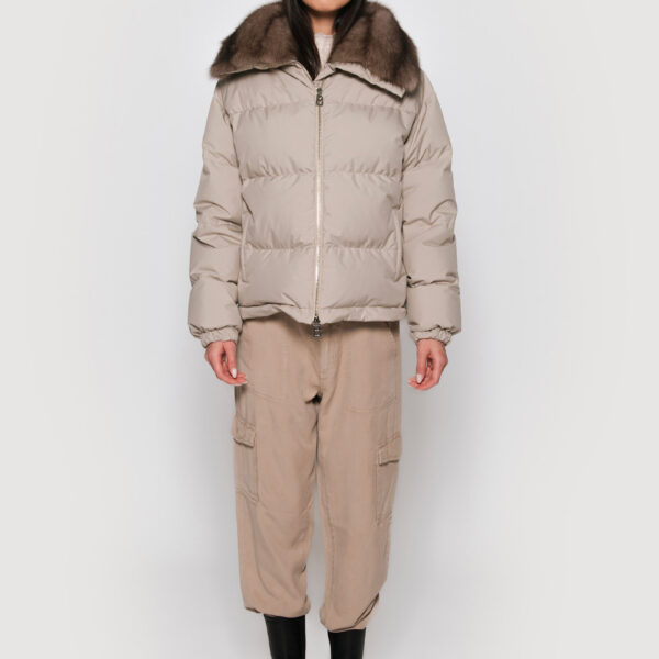 Gray Sable fur Jackets
