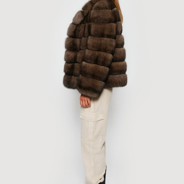 Tech jacket with graphite sable - Image 4