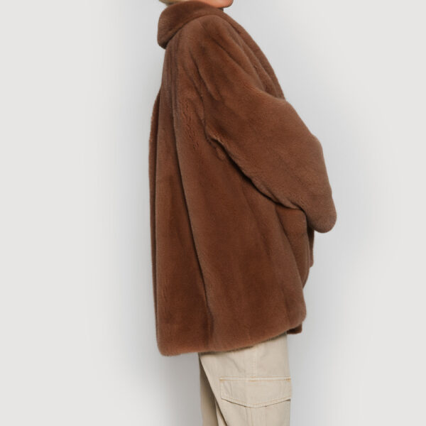 Brown Mink fur Jackets