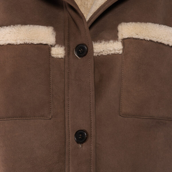 Brown Vests fur Coats