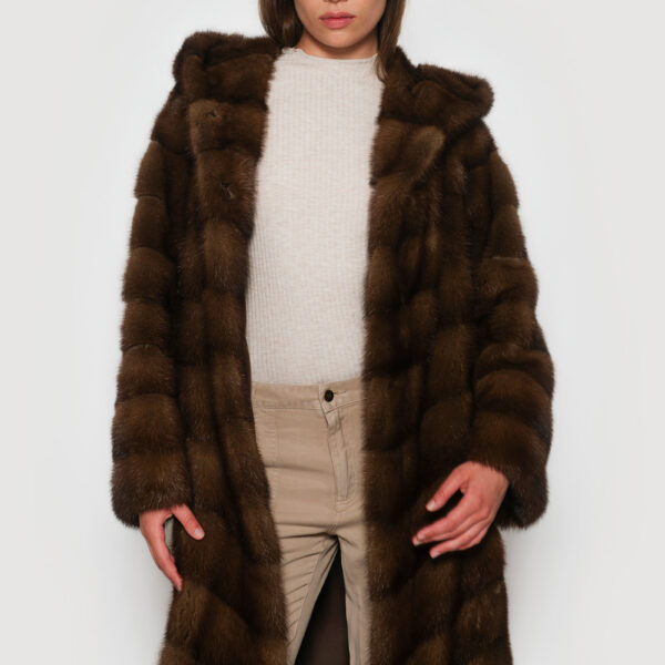 Brown Mink fur Coats