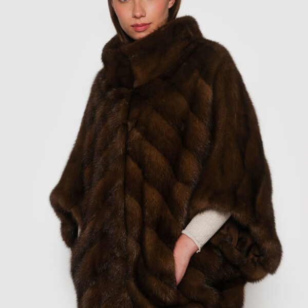 Brown Mink fur Jackets
