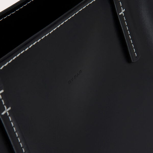 By Far Club Tote Black Box Calf Leather bag bag
