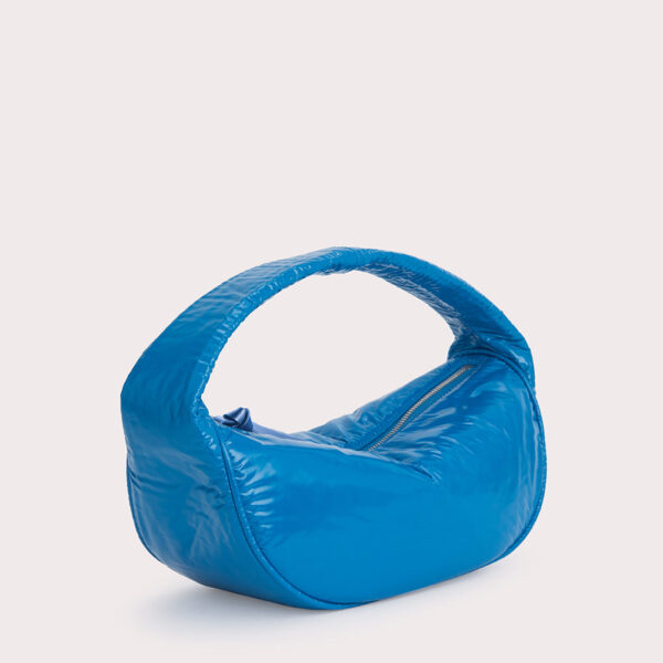 By Far Cush Cerulean Shellsuit Fabric Bag bag