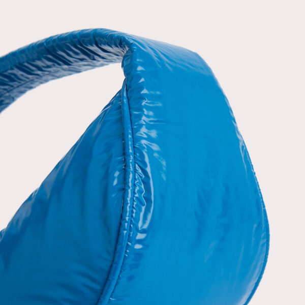 By Far Cush Cerulean Shellsuit Fabric Bag bag