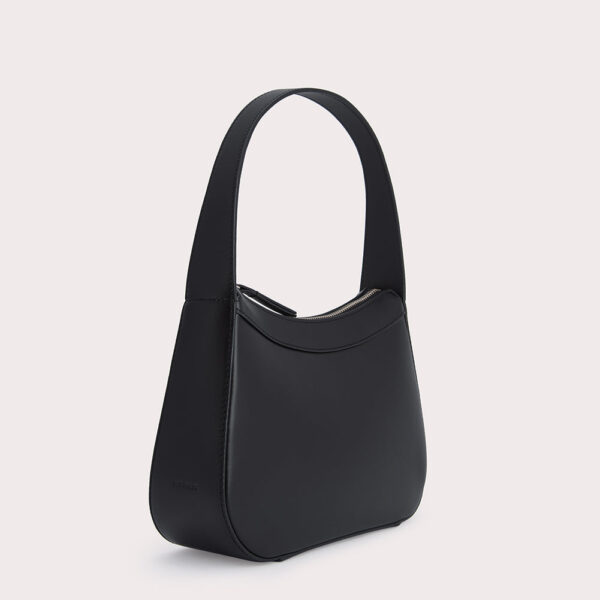 By Far Kiki Black Box Calf Leather bag