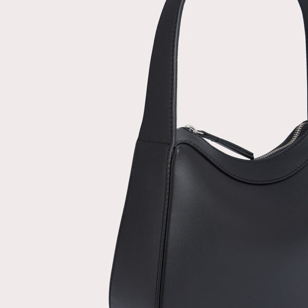 By Far Kiki Black Box Calf Leather bag