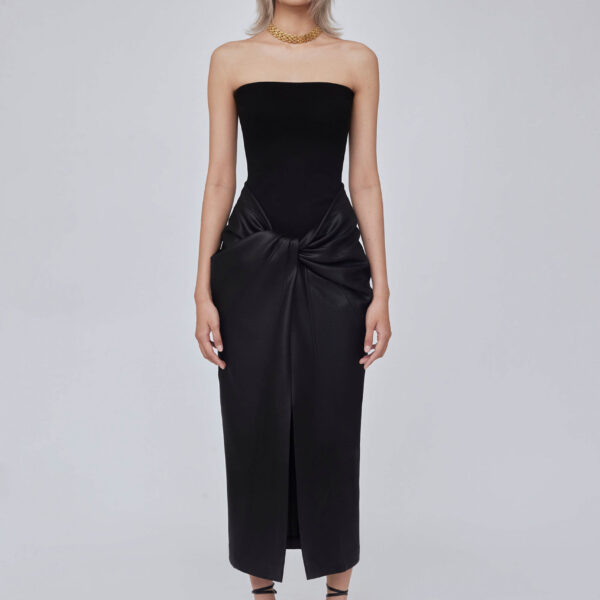 CHATS by C.Dam Black Antoine Dress