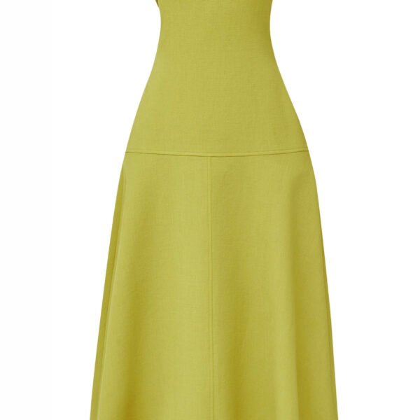 CHATS by C.Dam Yellow Bronze Dress