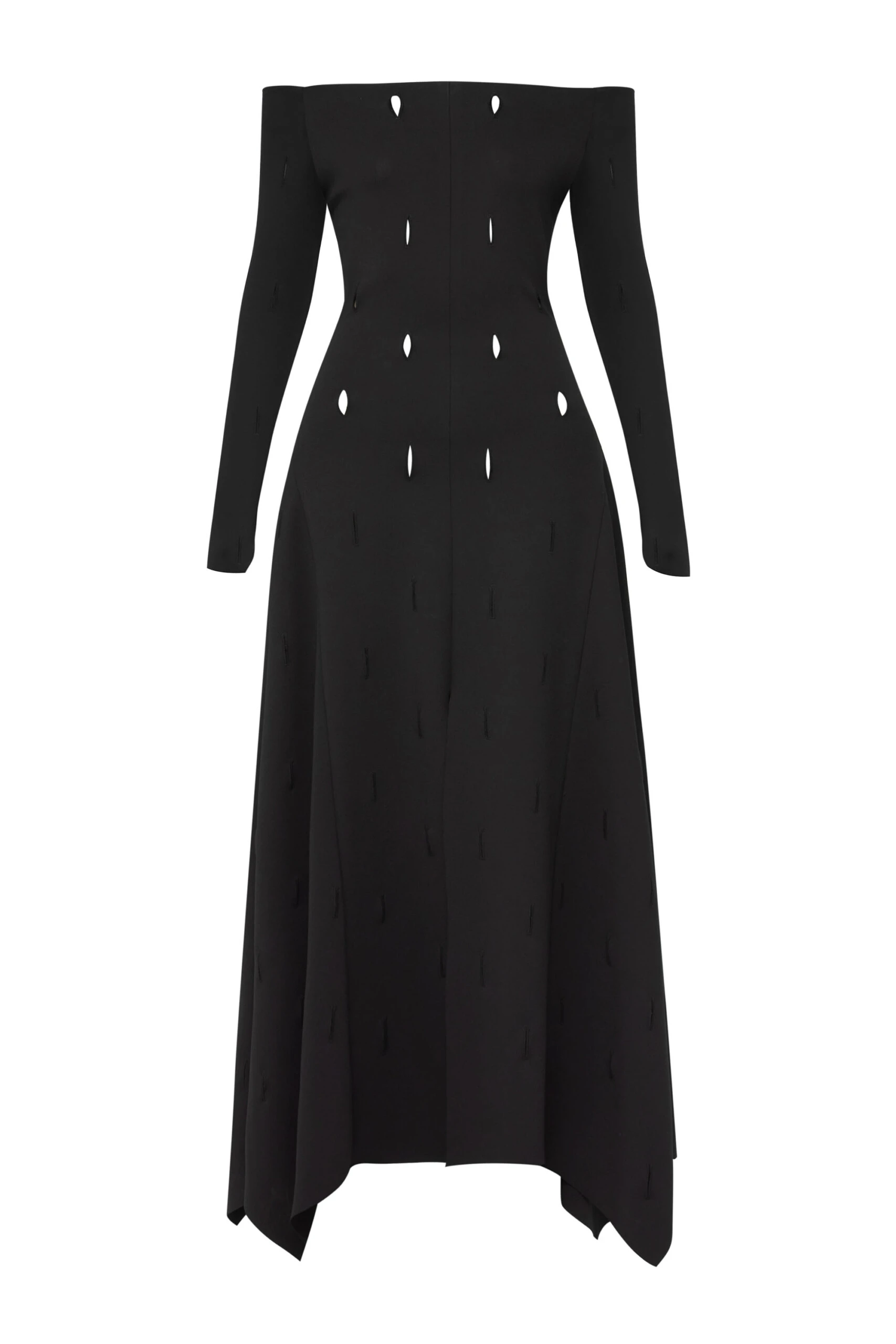 CHATS-by-C.Dam-Collins-Dress CHATS by C.Dam Black Collins Dress