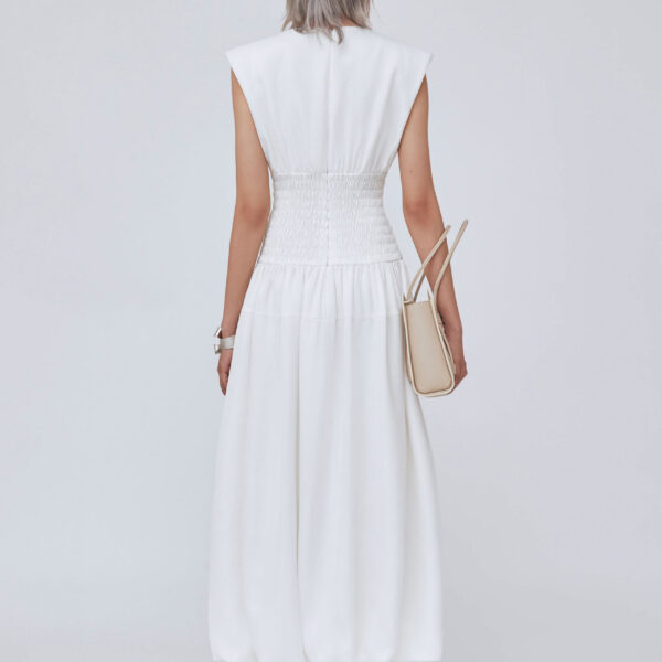 CHATS by C.Dam White Kate Dress