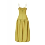 CHATS-by-C.Dam-Sphinx-Dress CHATS by C.Dam Yellow Sphinx Dress