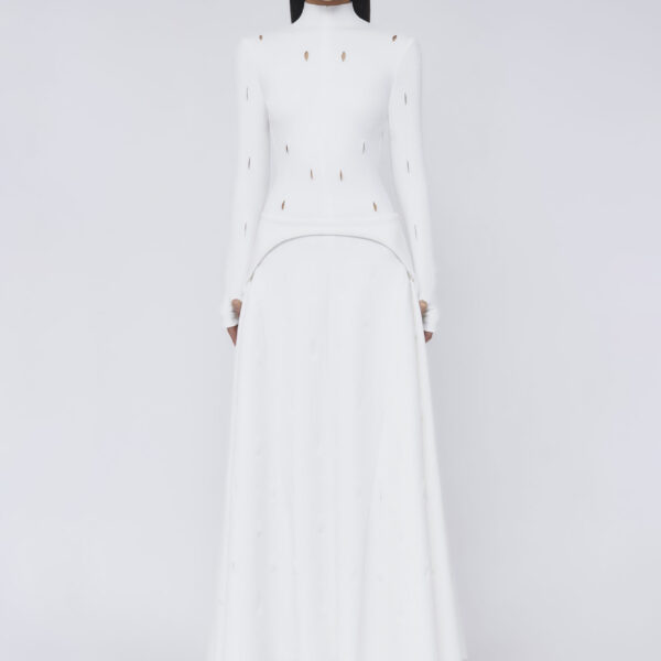 CHATS by C.Dam Red Woolf Dress