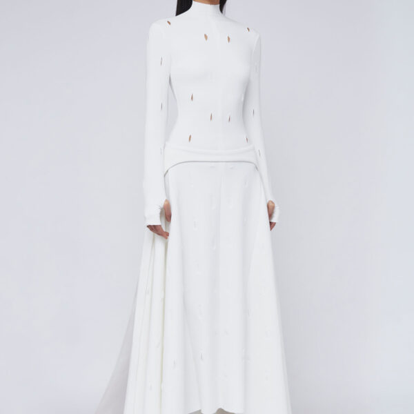 CHATS by C.Dam Red Woolf Dress
