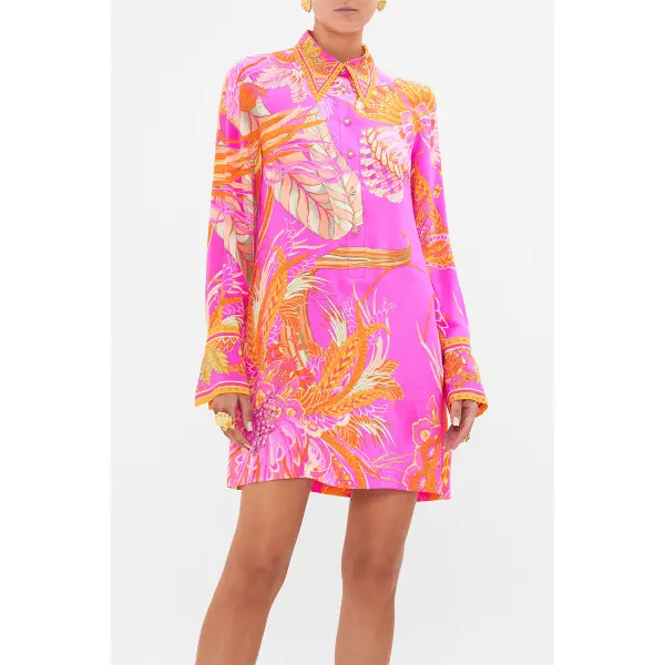 Mini Shirt Dress - Image 5