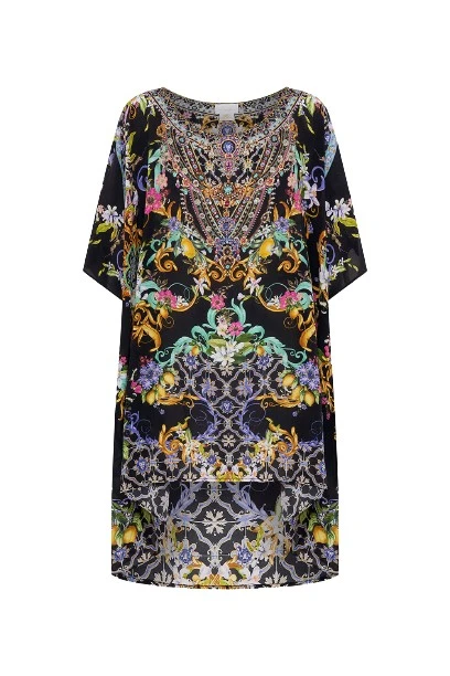 Camilla Short Round Neck Kaftan23566 nobg Camilla Short Round Neck Kaftan23566 nobg