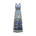 Camilla T Back Gathered Panel Dress22238 nobg Camilla T Back Gathered Panel Dress22238 nobg