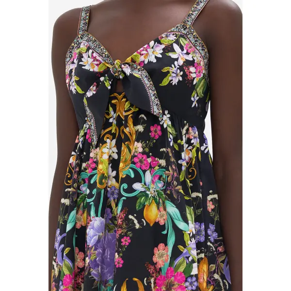 Tie Front High Low Dress - Image 5