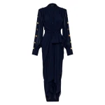 Carla Zampatti Black dress long dress36248 nobg