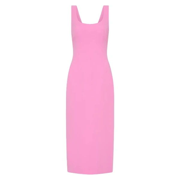 Carla Zampatti Pink midi dress 243713 nobg