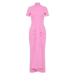 Carla Zampatti Pink midi dress49673 nobg