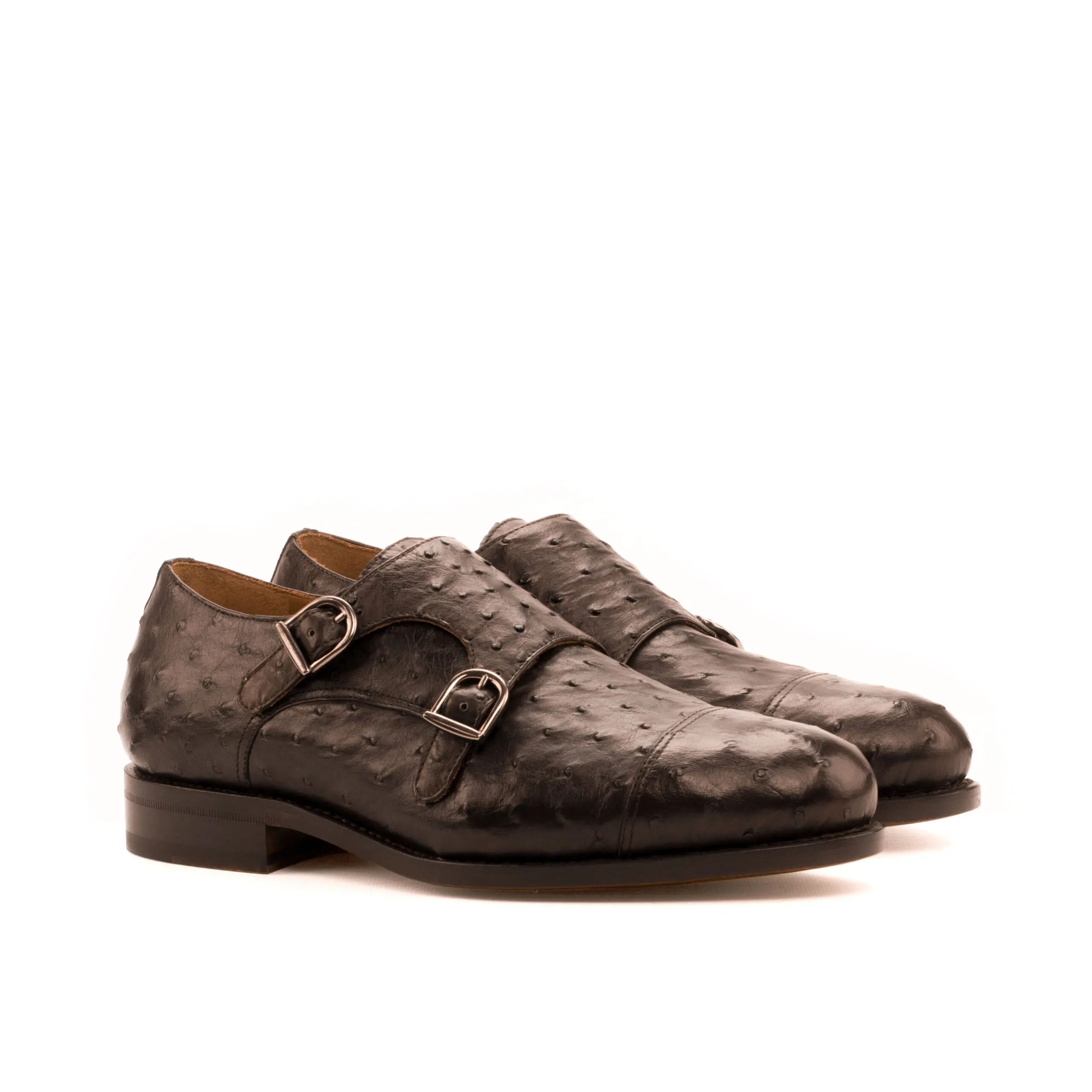 Brown Double Monk Shoe Brown Double Monk Shoe