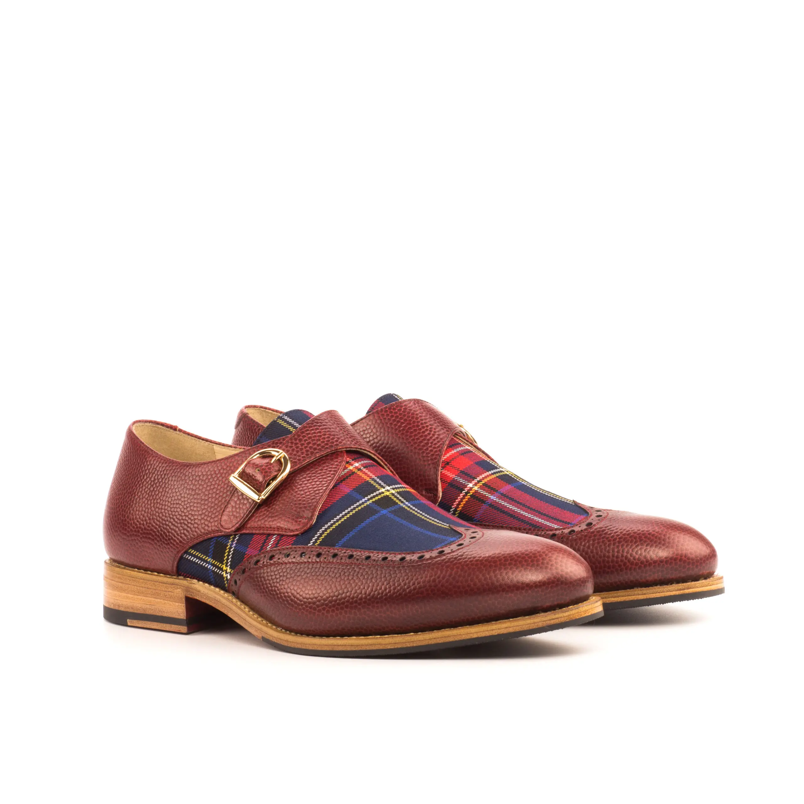 Blue Single Monk Shoe Blue Single Monk Shoe