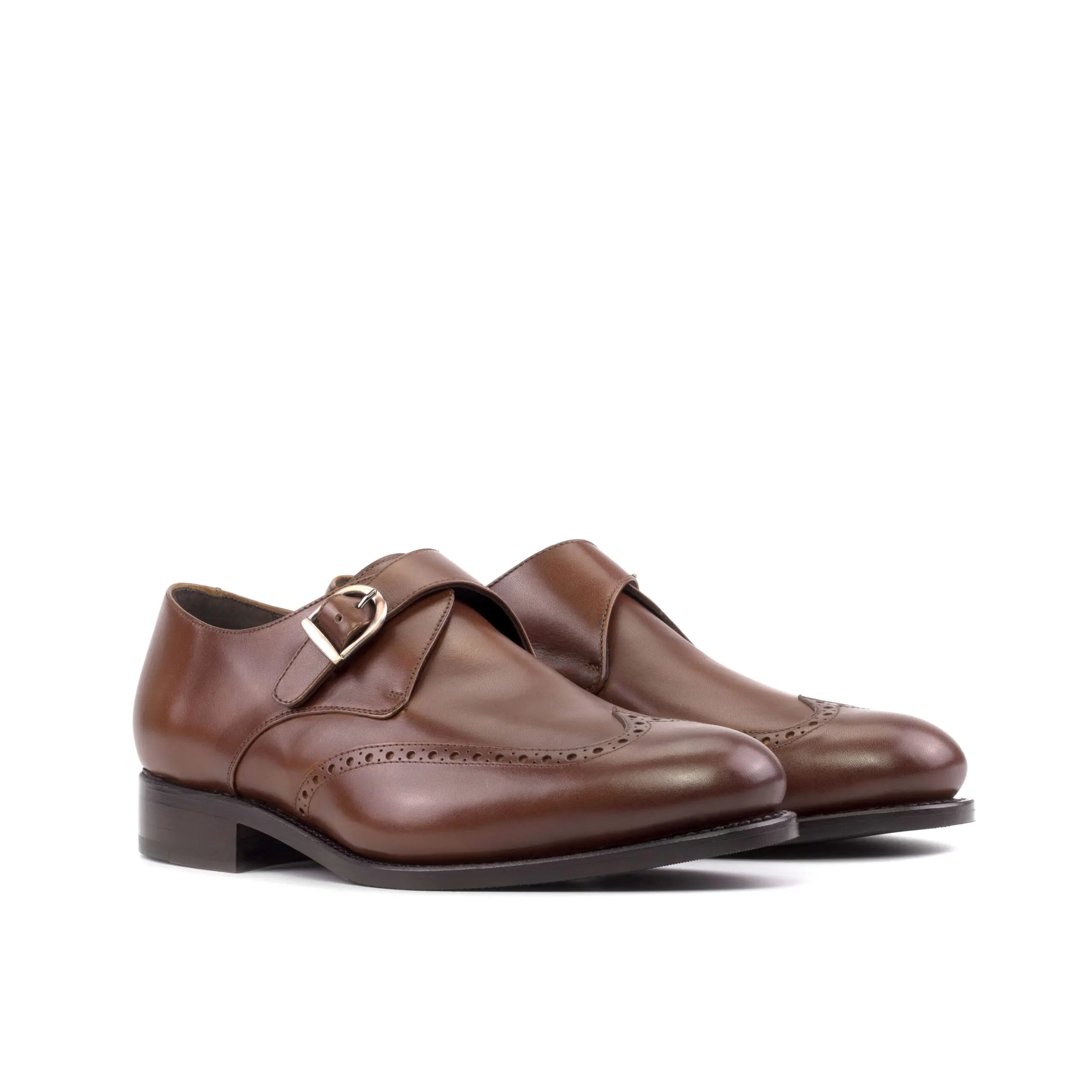 Brown Single Monk Shoe Brown Single Monk Shoe