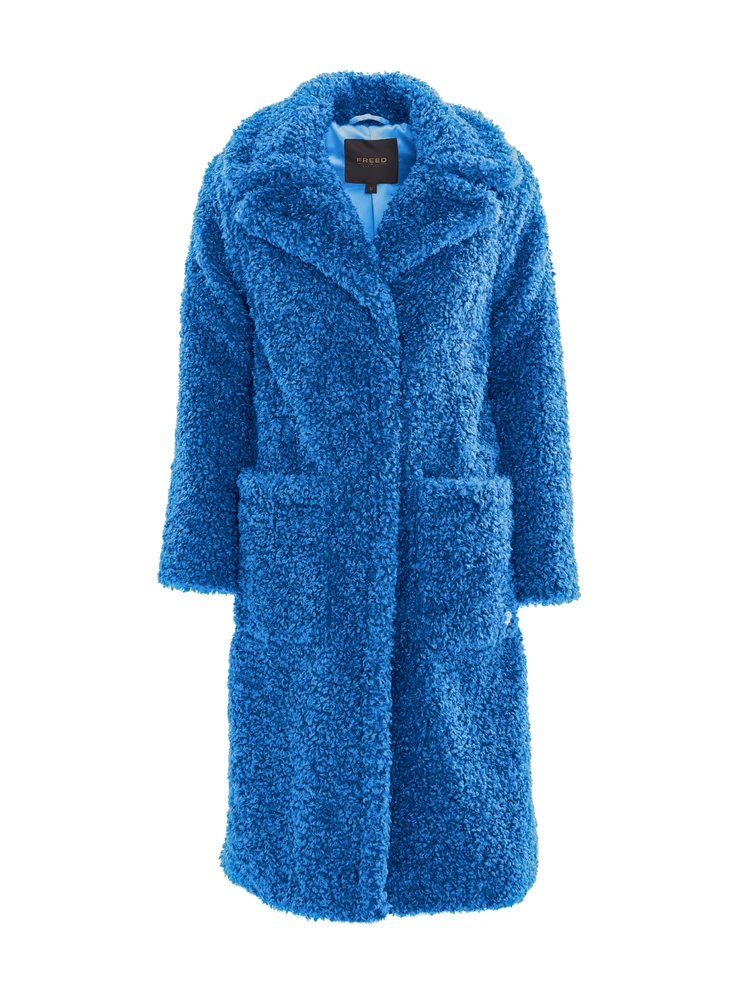 Freed-Ruby-Lapis-Faux-Fur-Coat faux fur