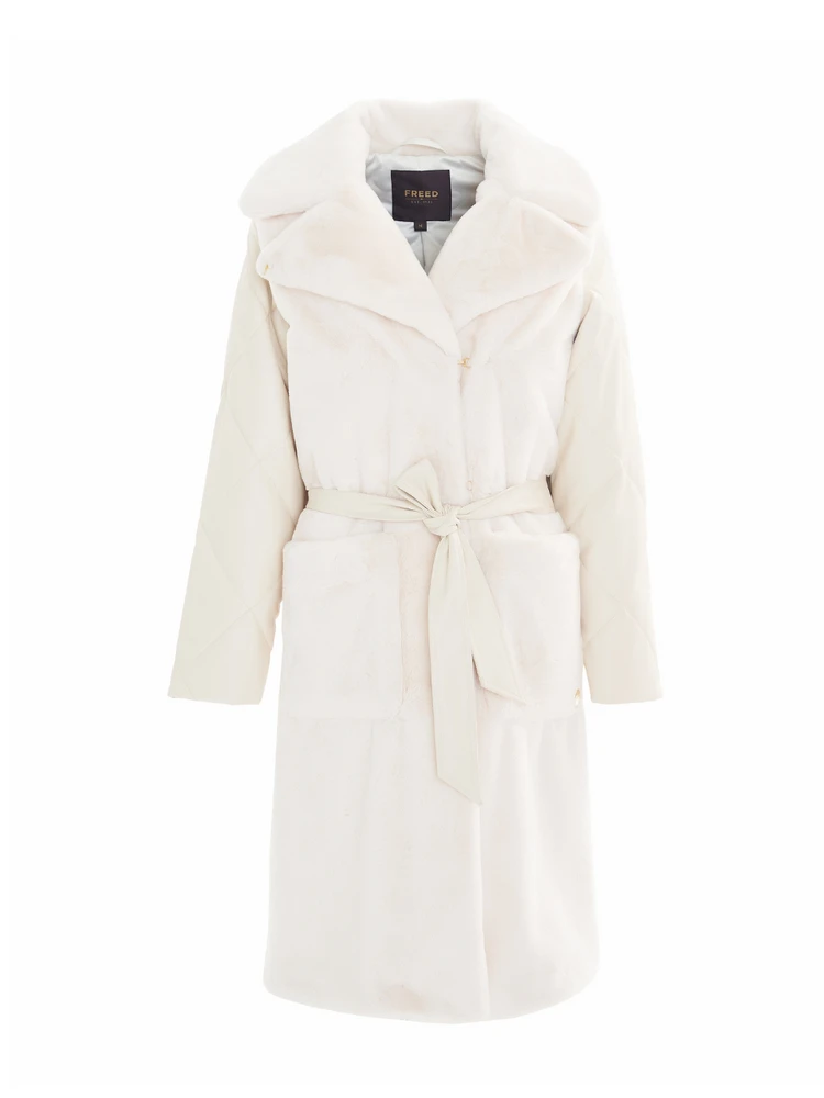 Freed-Sadie-Cream-Faux-Fur-Coat faux fur