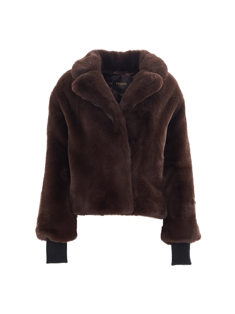 Freed-Sawyer-Espresso-Faux-Fur-Coat faux fur
