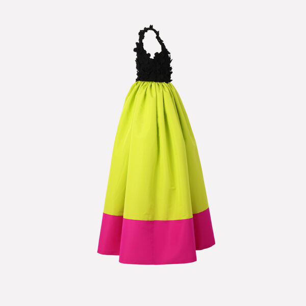 Greta Constantine Green La Moine Neon Gown